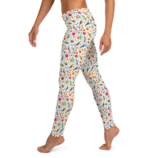 South of the Border Parrot Pattern Leggings