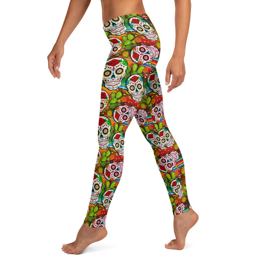 Sugar Skull Fiesta Leggings