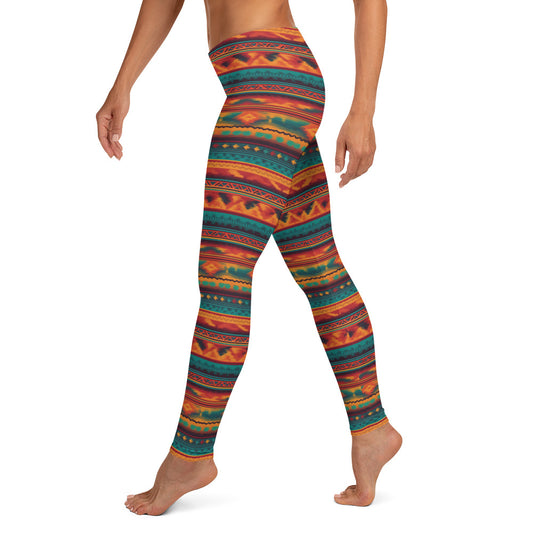 Shades of Fire Latin Style Leggings