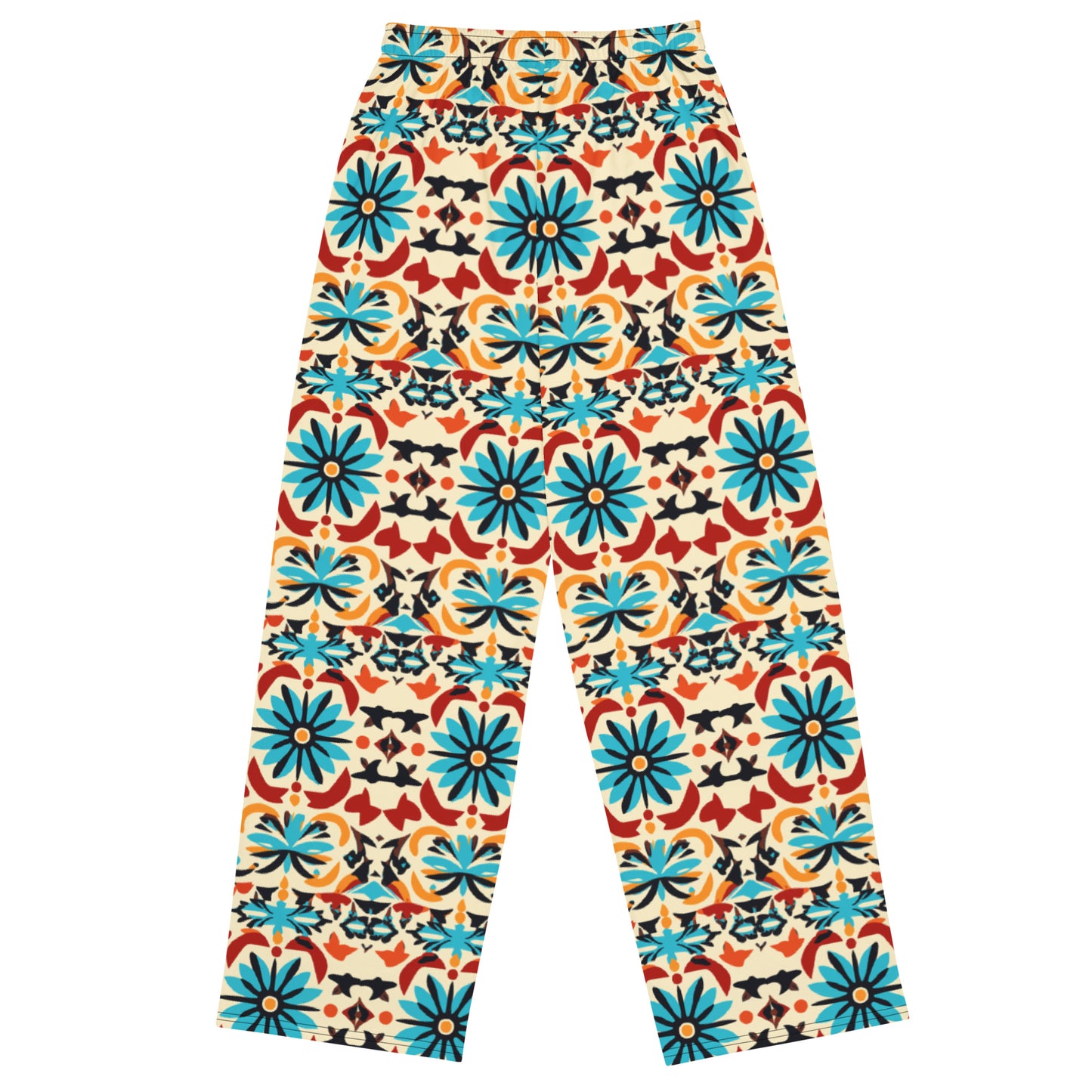 Geometric Art Super Soft Wide-leg Pajama/Sweats Bottoms