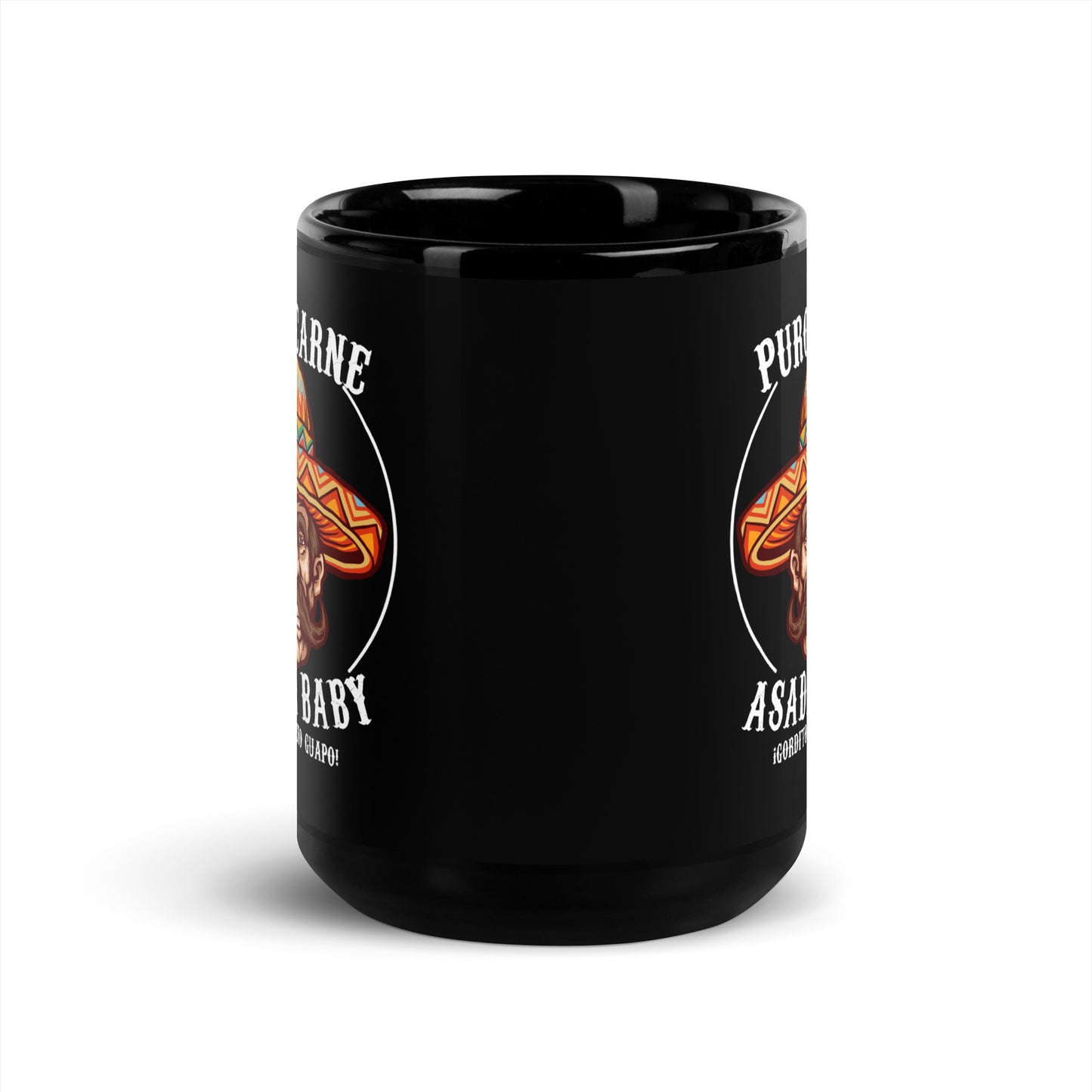 Puro Carne ASADA Baby Gordito Pero Guapo Coffee Mug for Latinos