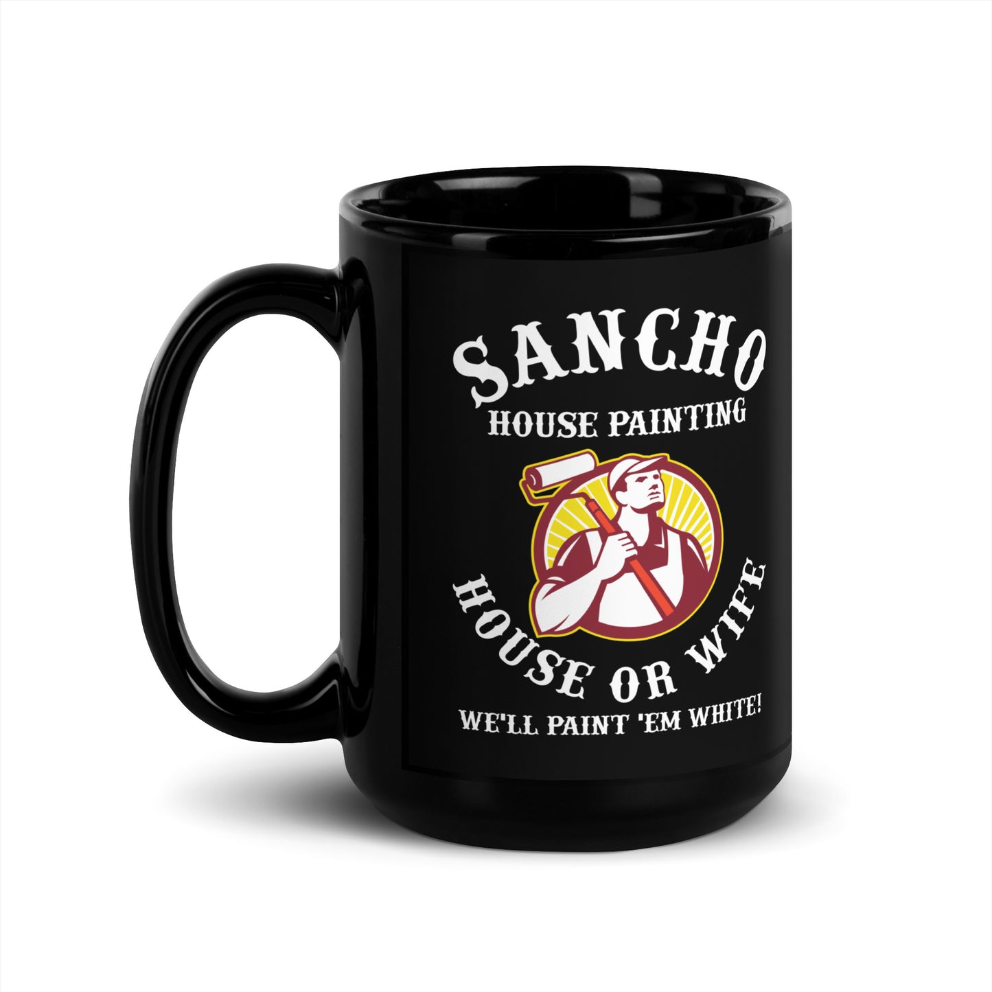 Sancho House Painting Funny Coffee Mug for Latinos