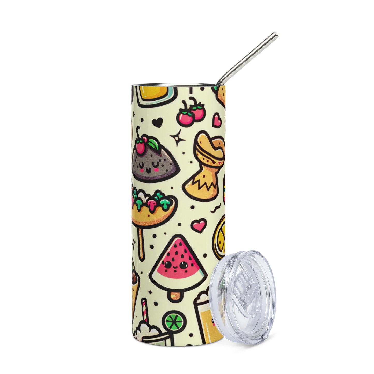 Tacos Fiesta Stainless steel tumbler