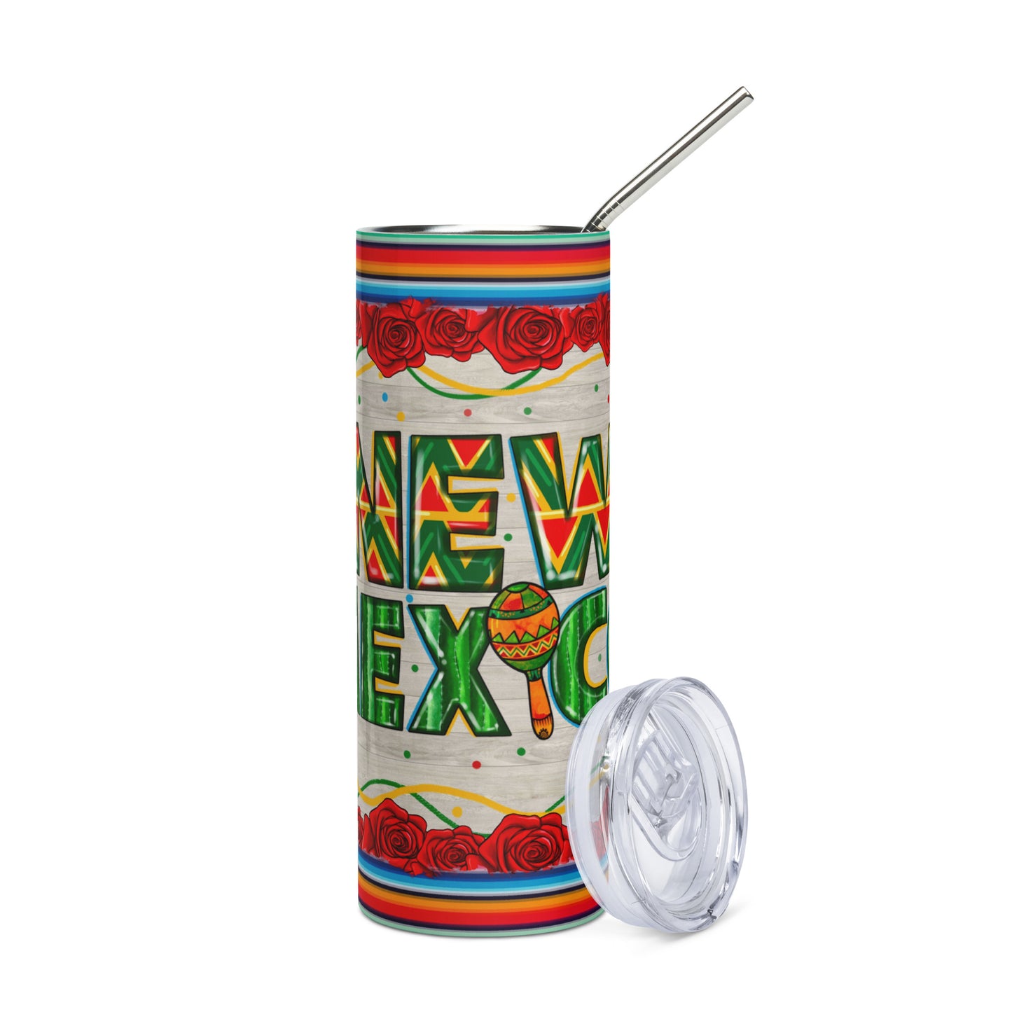 New Mexico Vibes Stainless steel tumbler