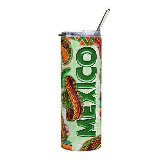 Mexico Vibes Stainless steel tumbler