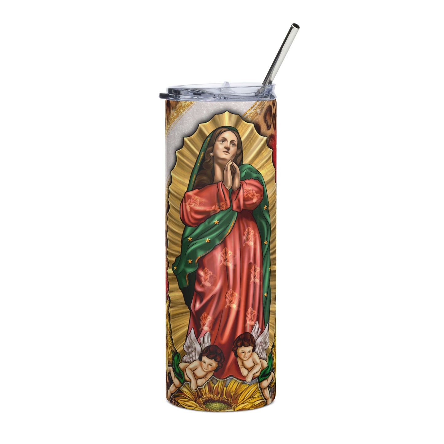 Lady of Guadalupe Stainless steel tumbler