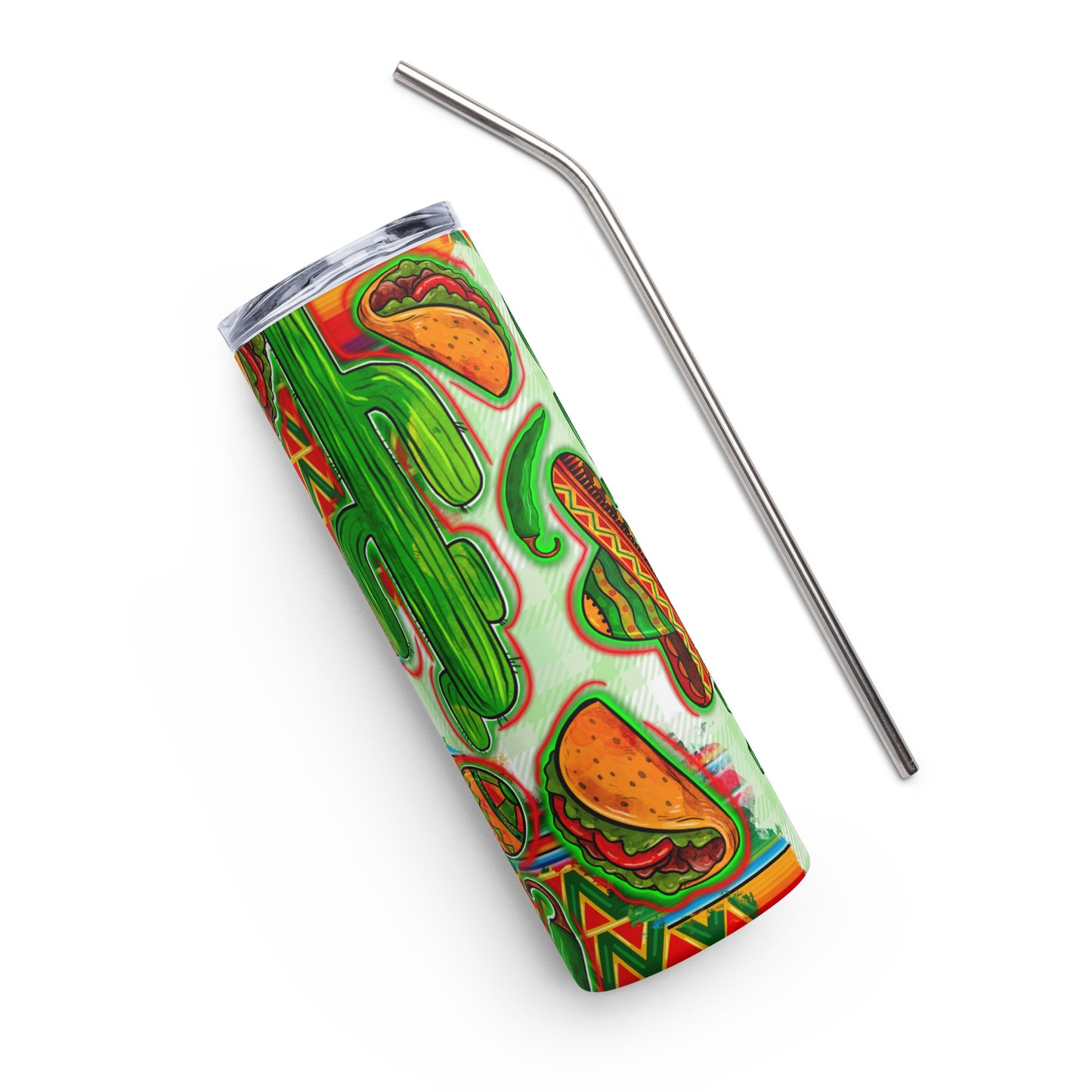 Mexico Vibes Stainless steel tumbler