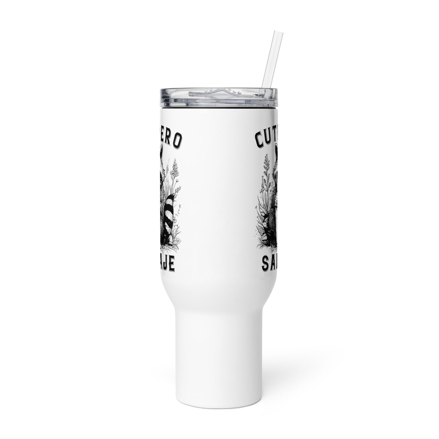 Cute Pero Salvaje Travel Mug for Latinos