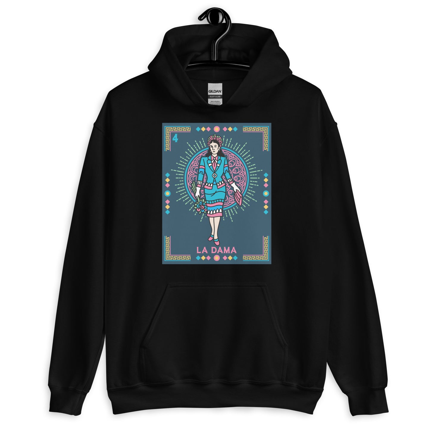 La Dama Mexican Loteria Unisex Hoodie