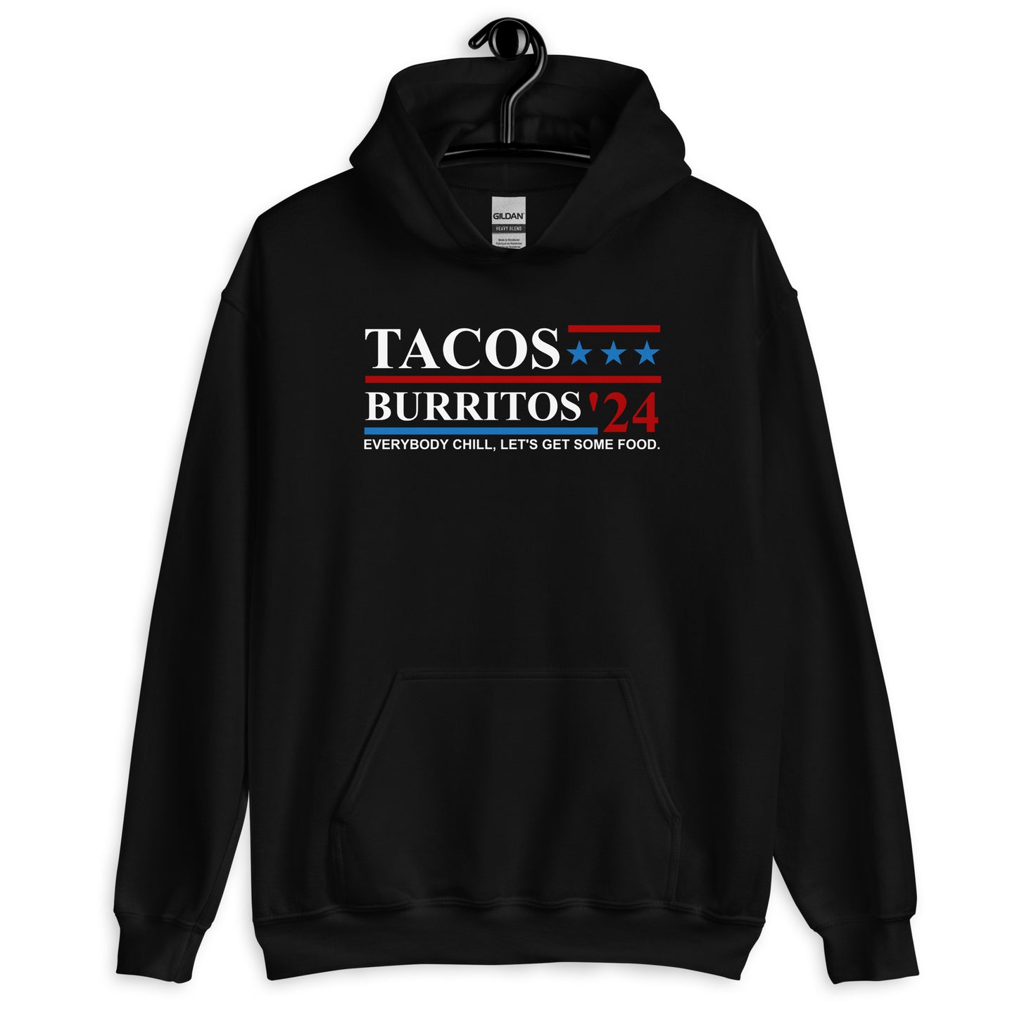 Tacos Burritos 2024 Unisex Hoodie