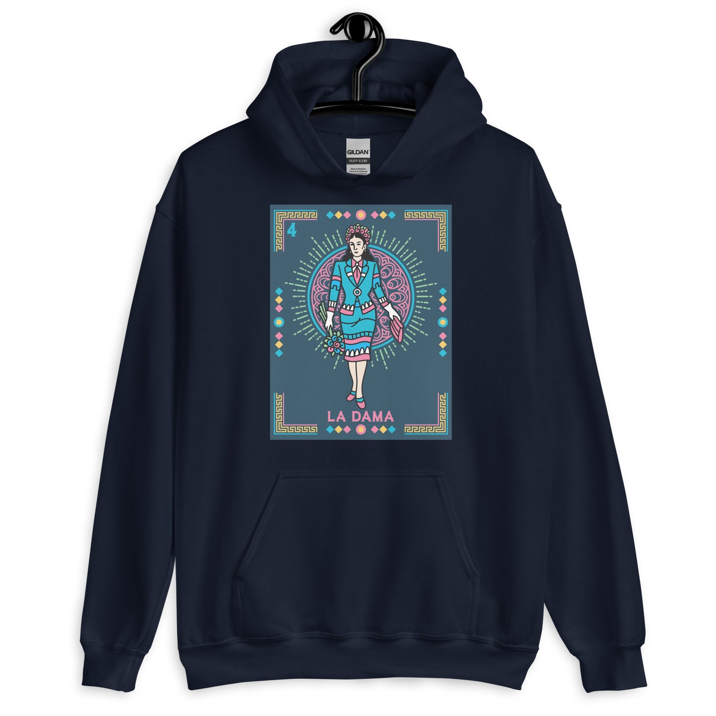 La Dama Mexican Loteria Unisex Hoodie