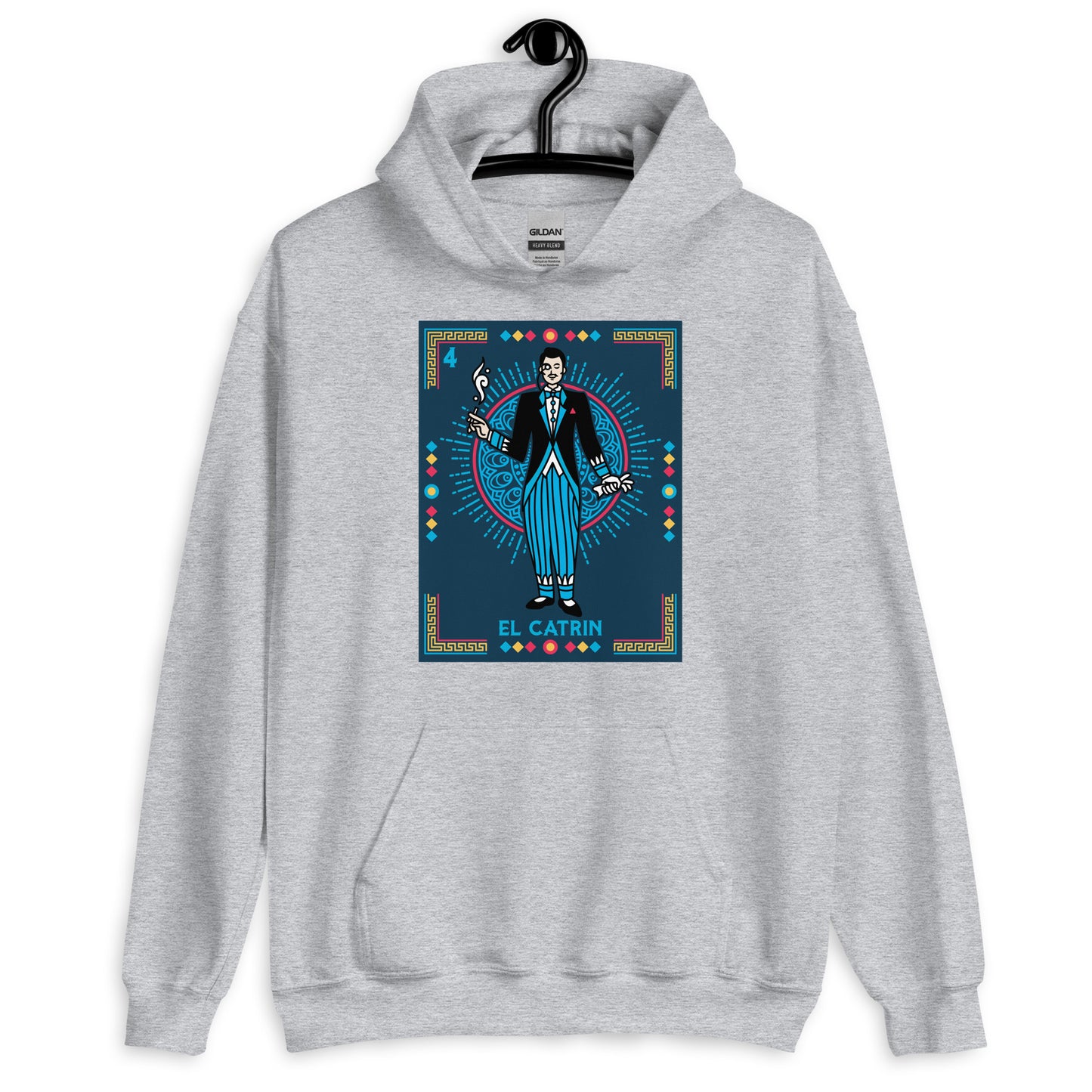 El Catrin Mexican Loteria Unisex Hoodie