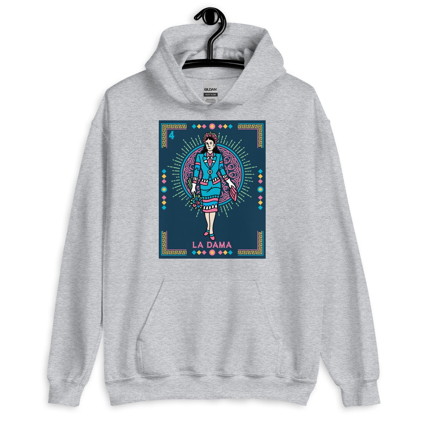 La Dama Mexican Loteria Unisex Hoodie