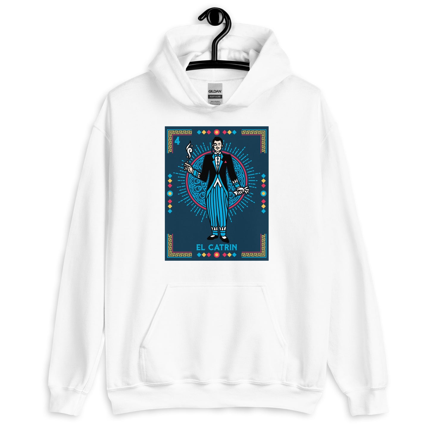 El Catrin Mexican Loteria Unisex Hoodie