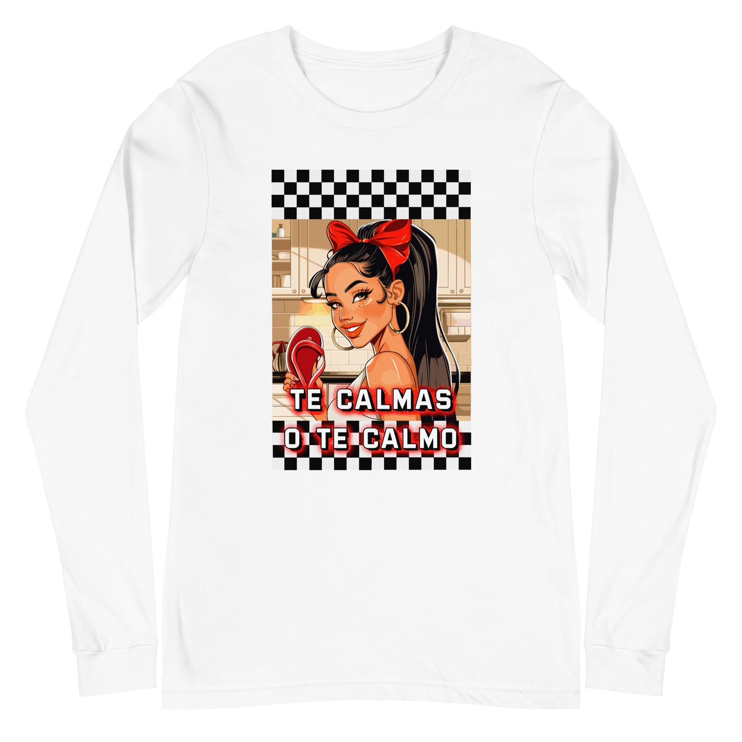 Te Calmas O Te Calmo Unisex Long Sleeve Tee