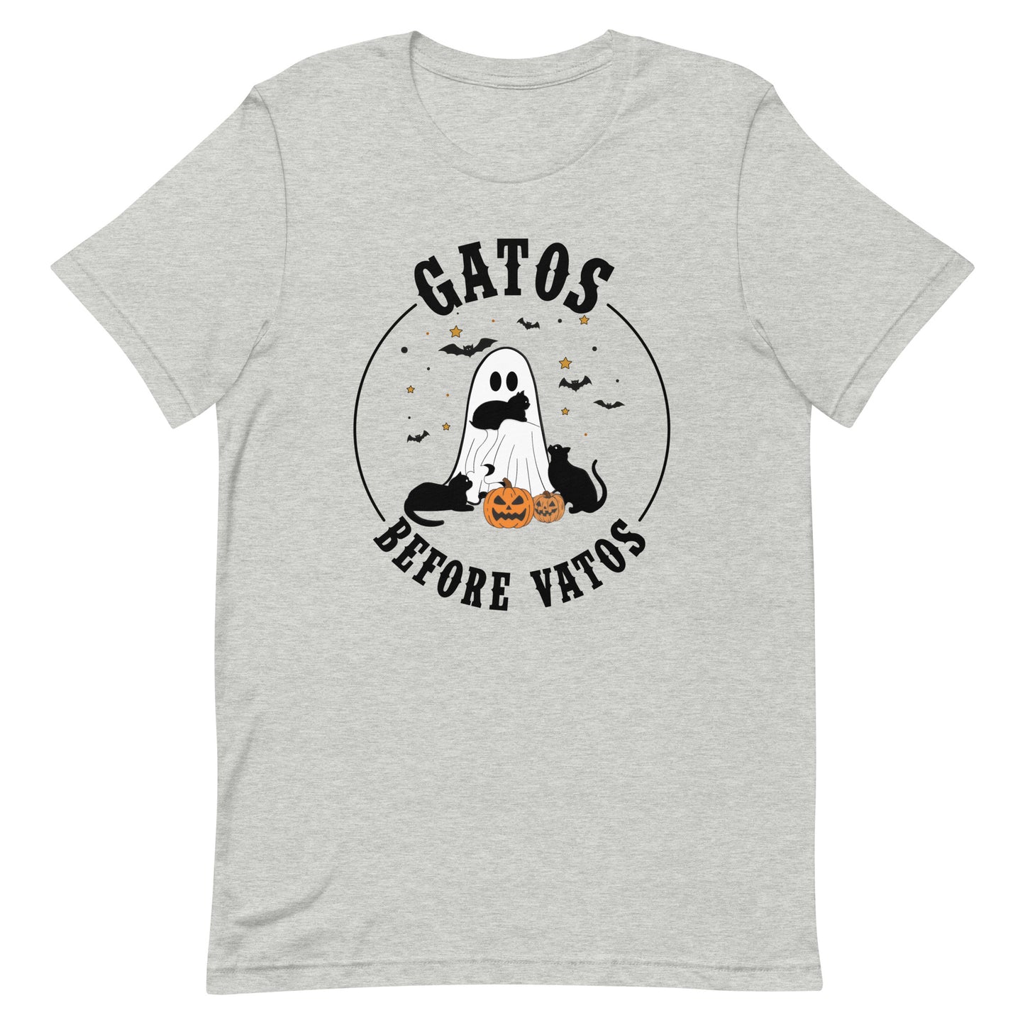 Gatos Before Vatos Halloween Unisex t-shirt