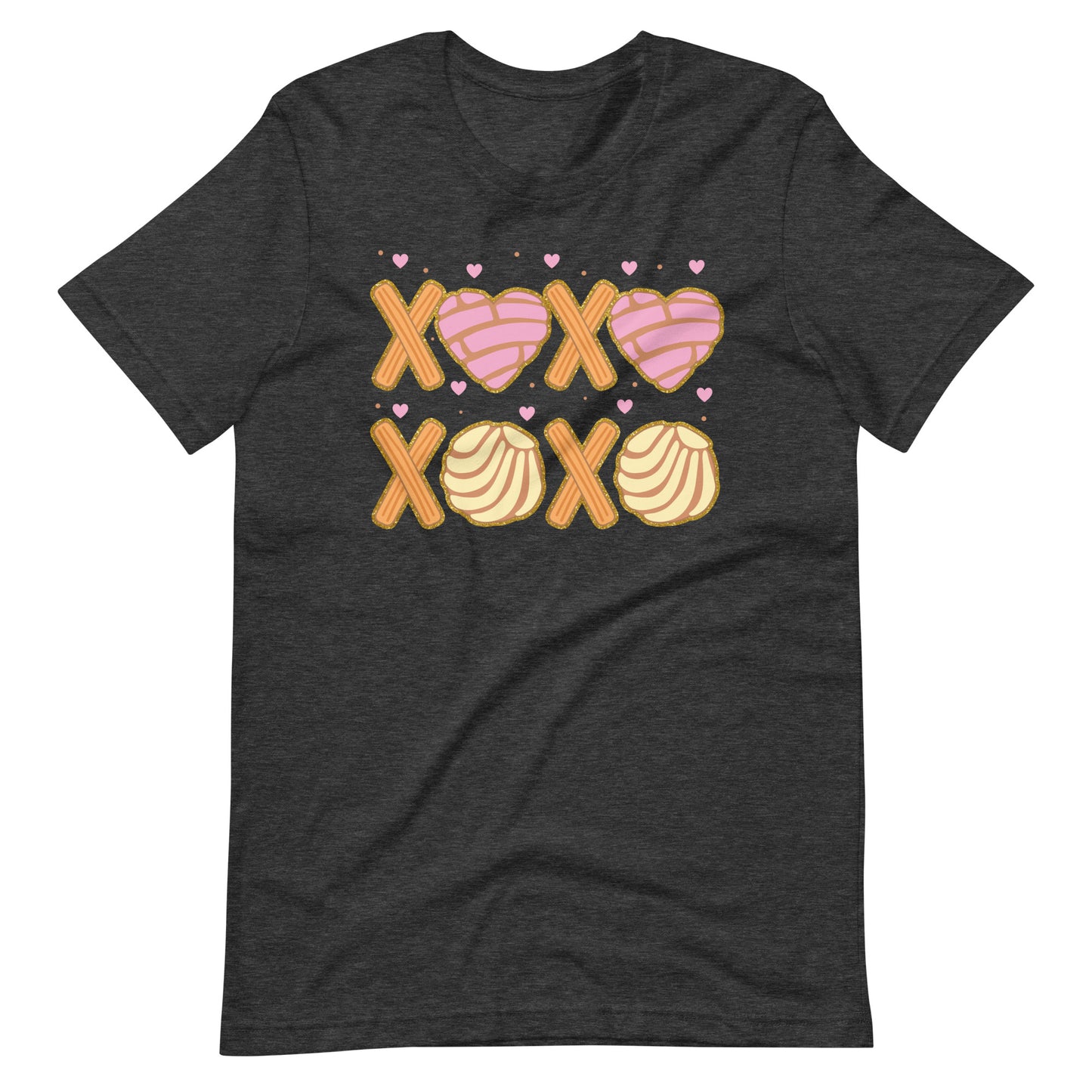 XOXO Conchas Valentine's Day Unisex T-shirt for Latinos