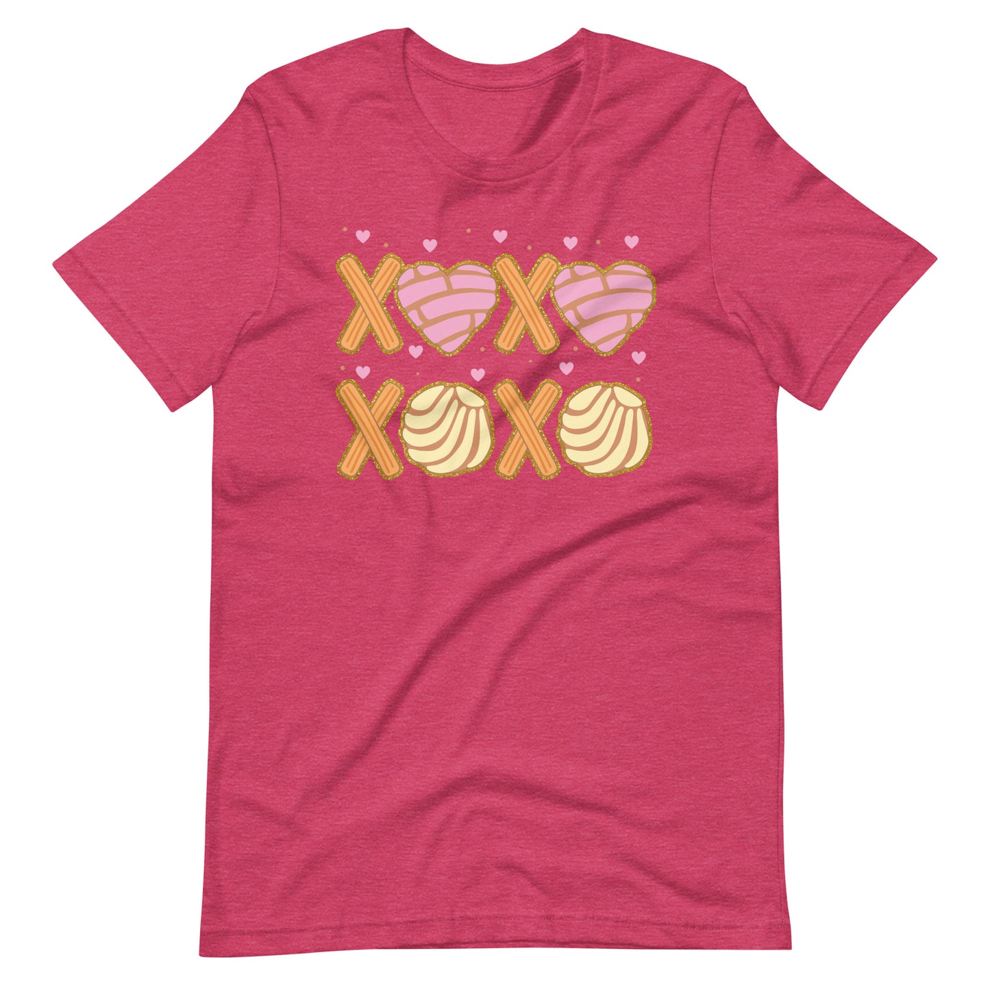 XOXO Conchas Valentine's Day Unisex T-shirt for Latinos