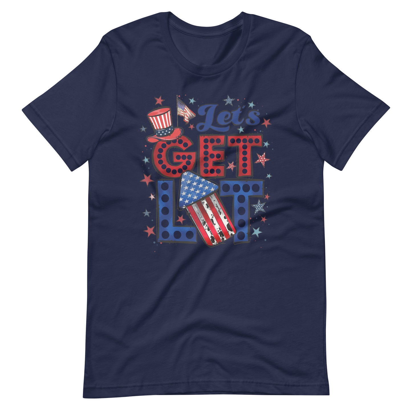 Let's Get Lit 4th of July Premium T-Shirt