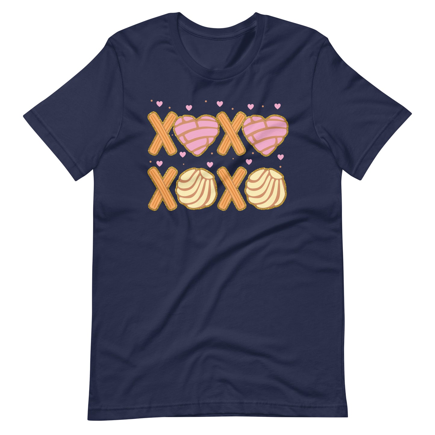 XOXO Conchas Valentine's Day Unisex T-shirt for Latinos