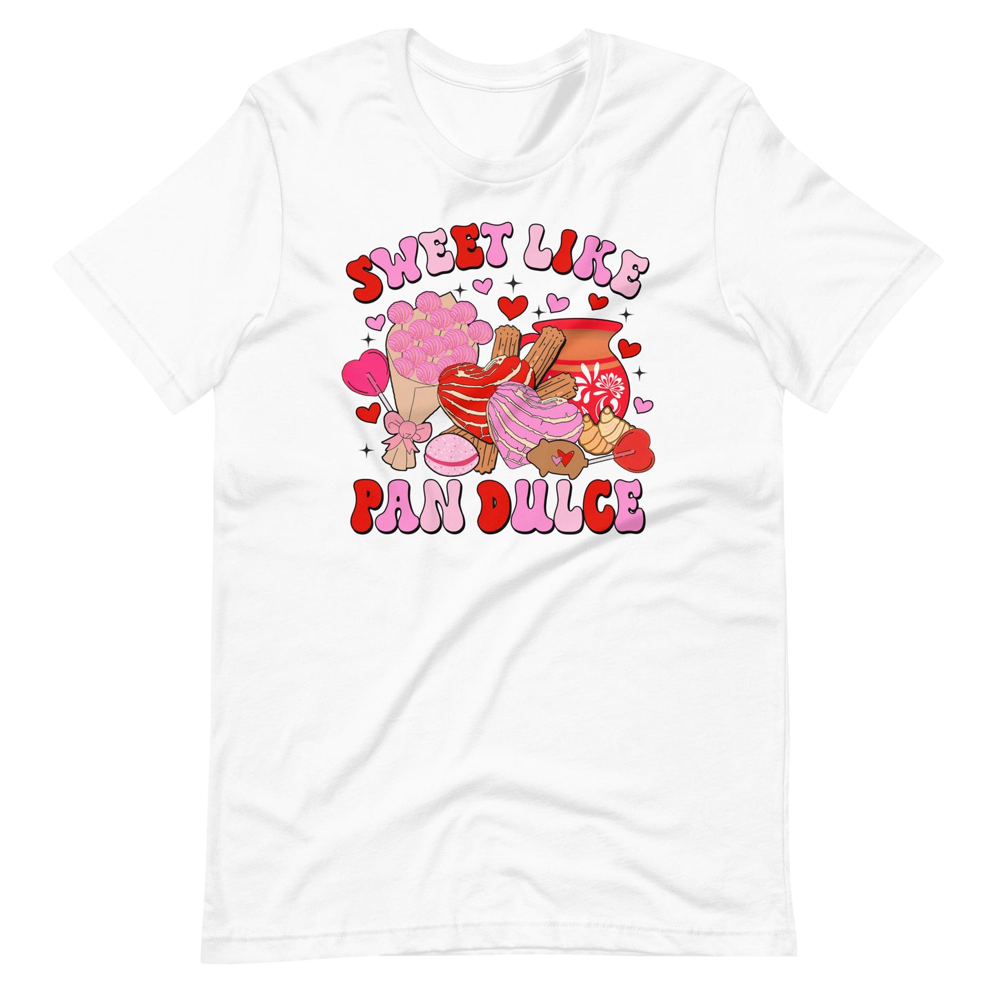 Sweet Like Pan Dulce Valentine's Day T-Shirt for Latinos