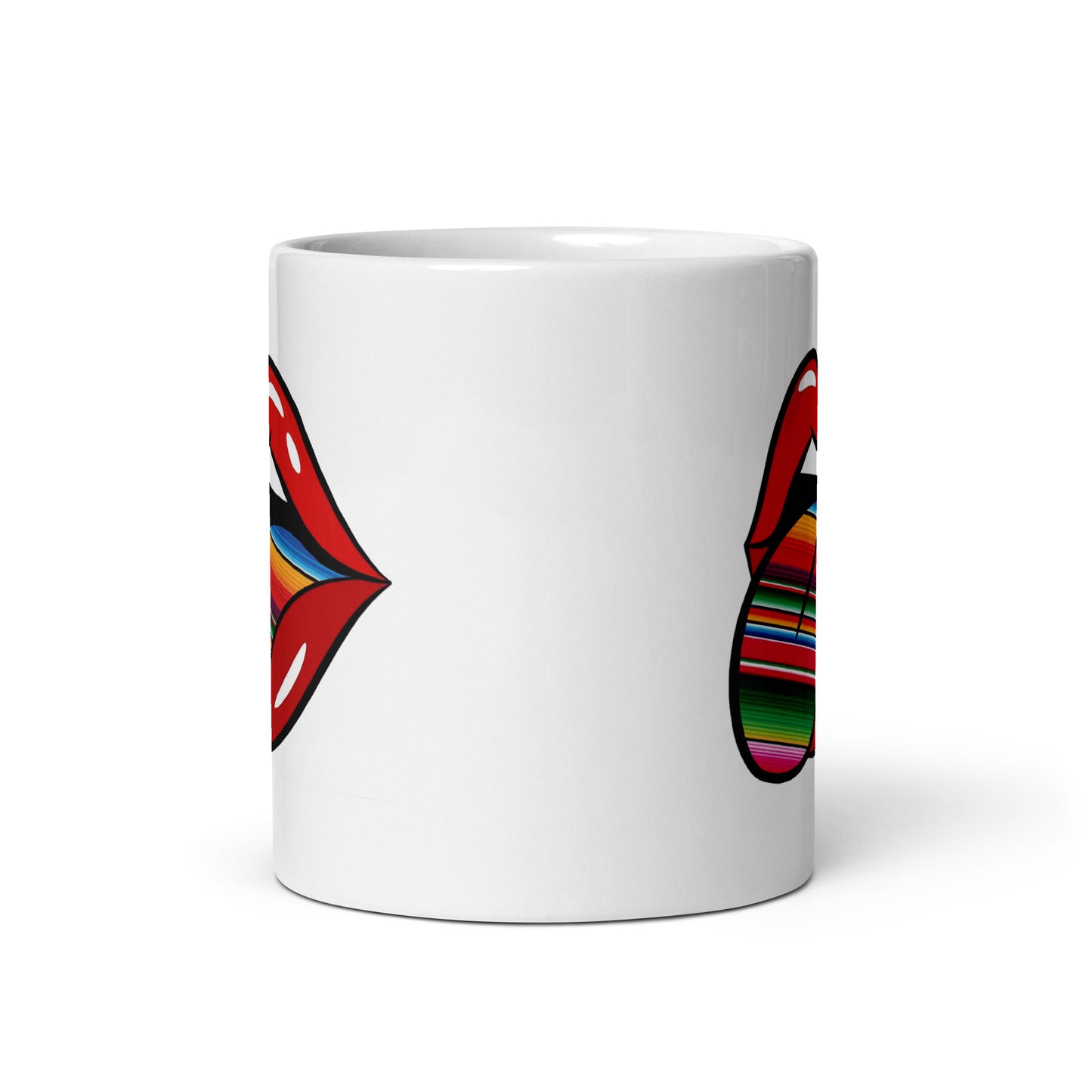 Mexican Serape on Tongue Coffee Mug