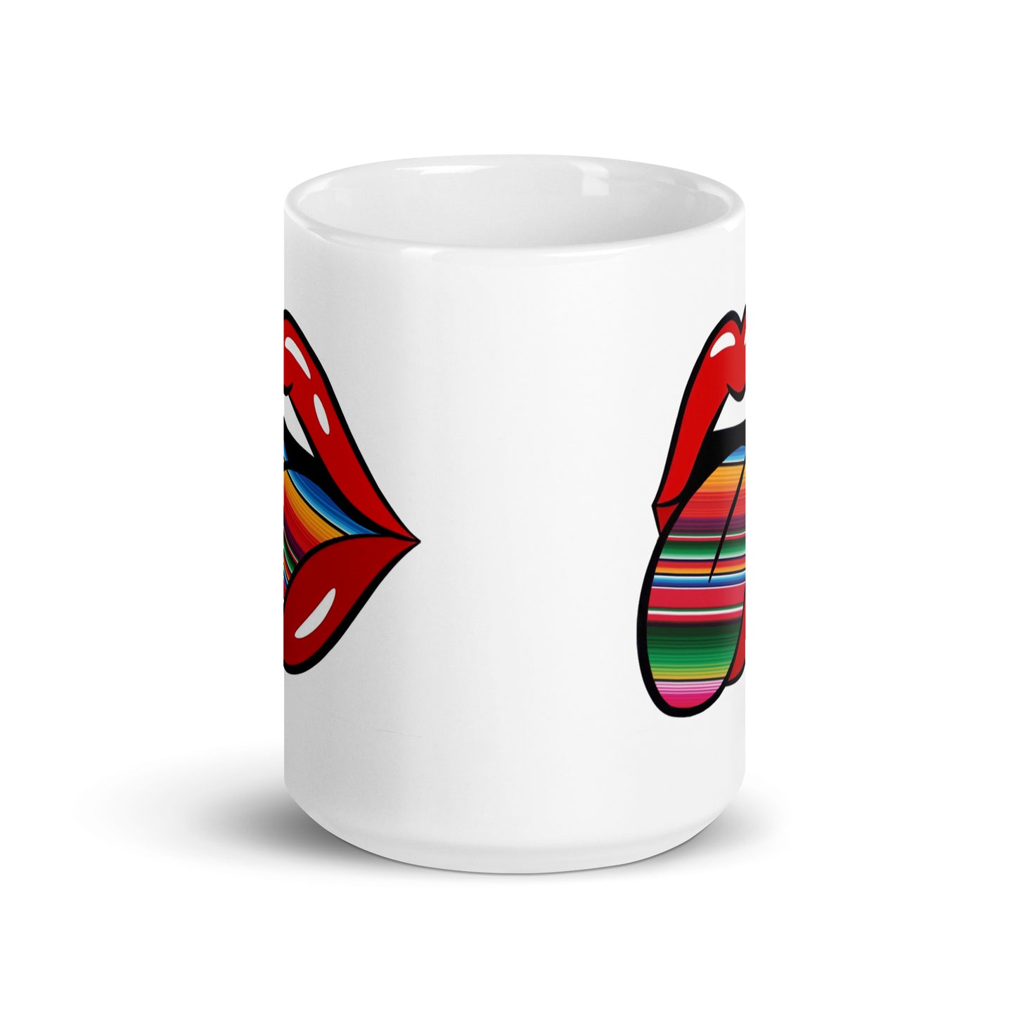 Mexican Serape on Tongue Coffee Mug