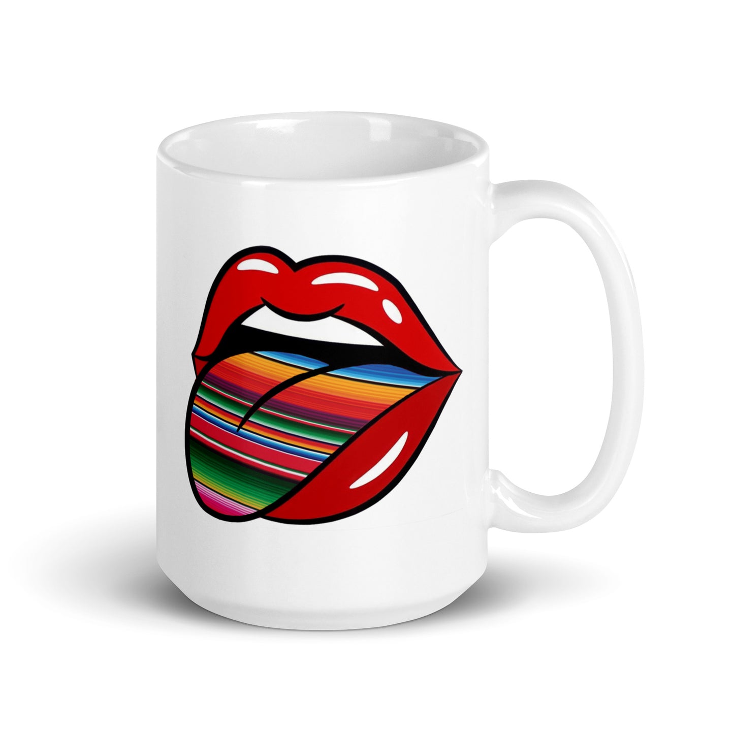 Mexican Serape on Tongue Coffee Mug