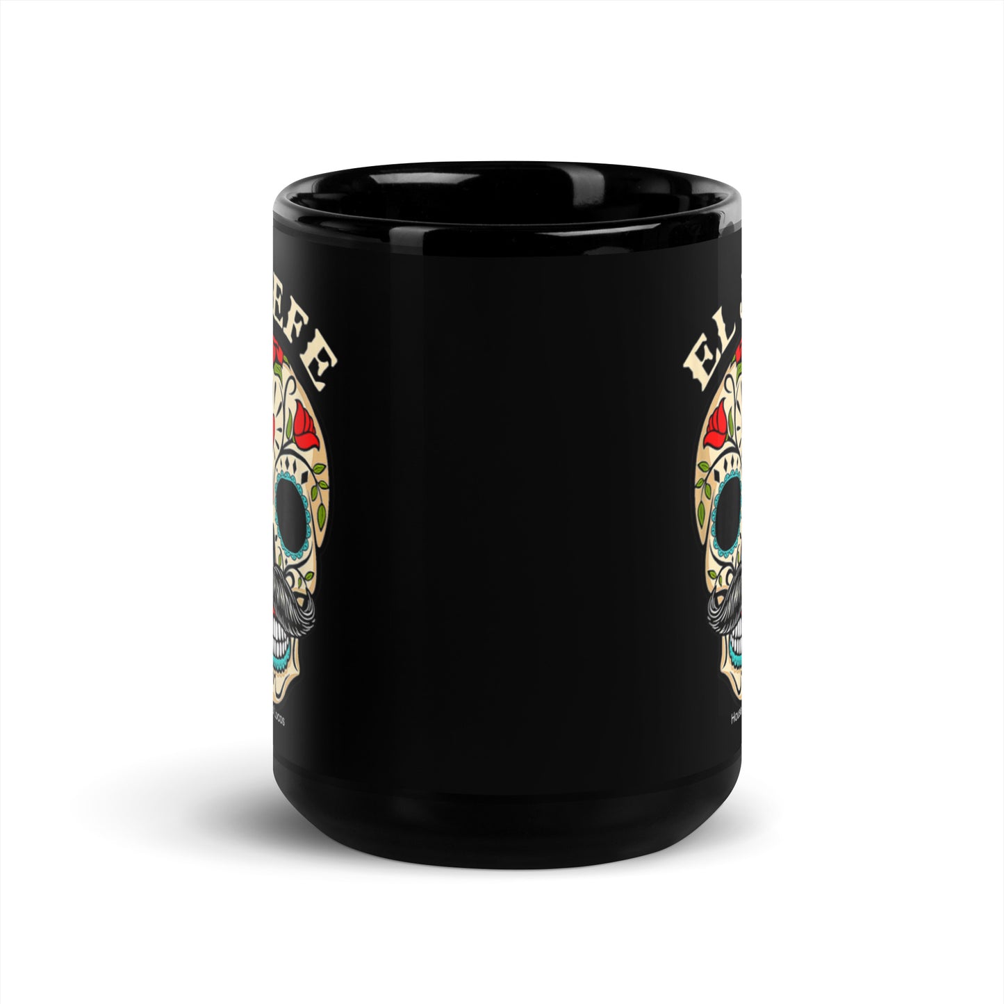 El Jefe Black Glossy Mug