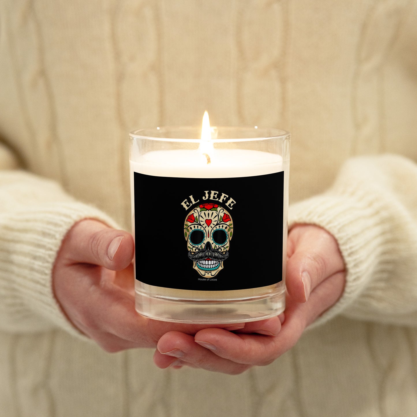 El Jefe Soy Wax Glass Candle