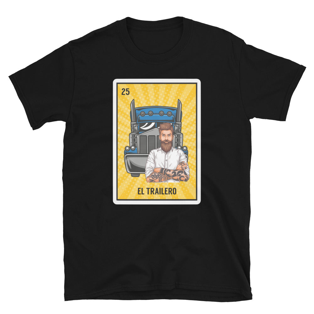 El Trailero Mexican Loteria T-Shirt