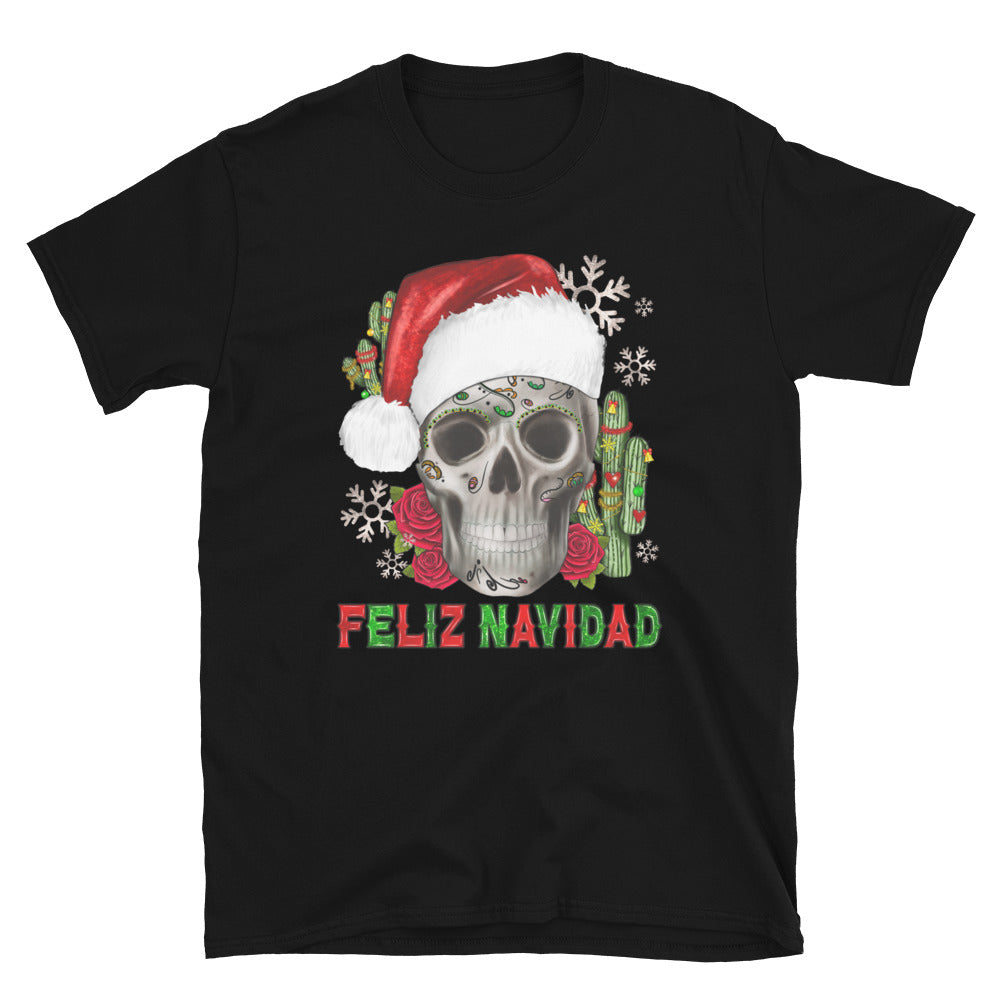 Sugar Skull Feliz Navidad T-Shirt – House of Locos