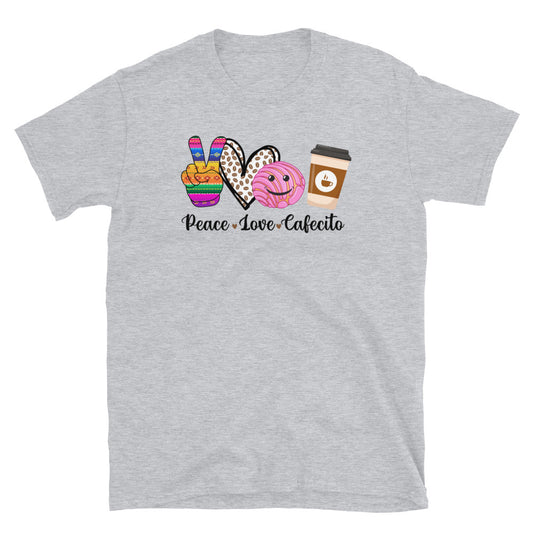 Peace Love Cafecito Unisex T-Shirt