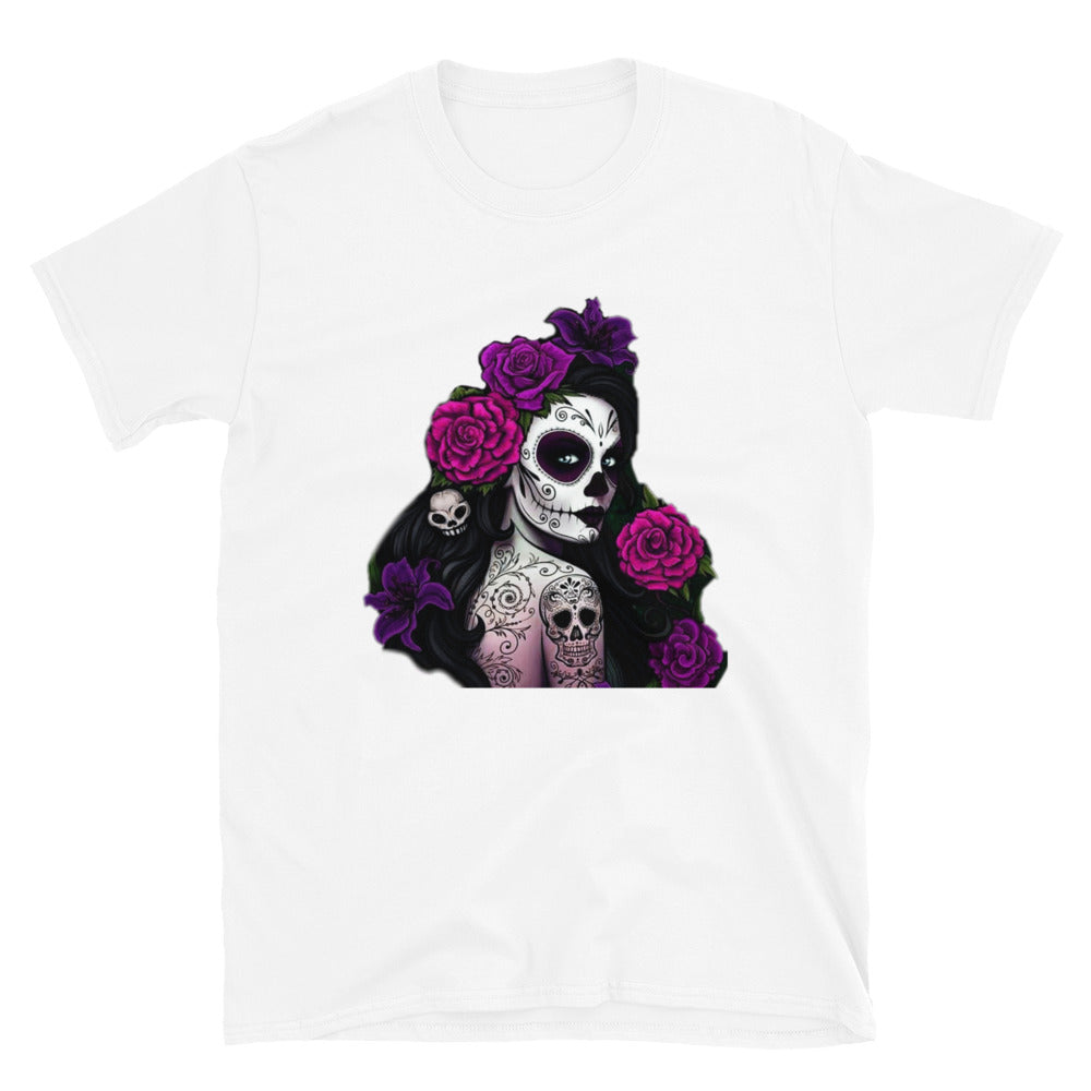 Day of the dead shirt, dia de muertos - woman los India