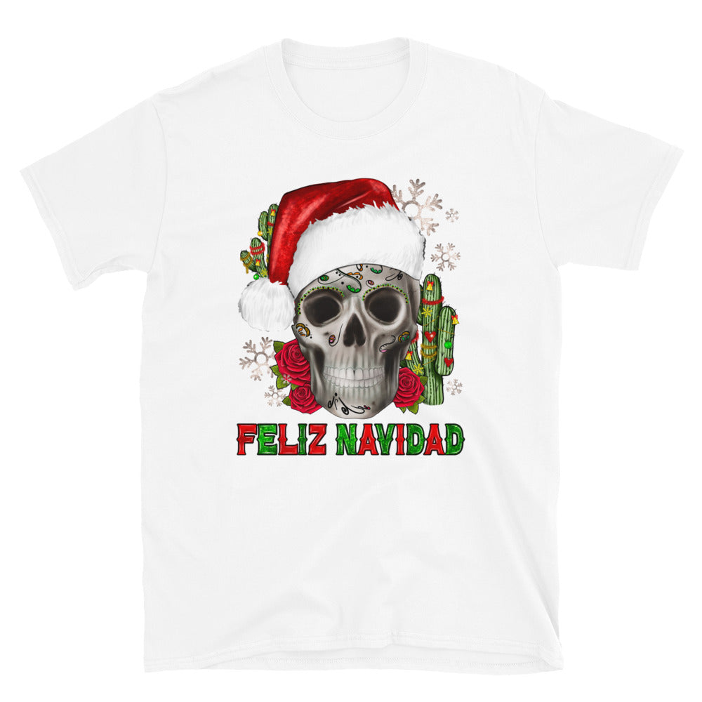 Sugar Skull Feliz Navidad T-Shirt