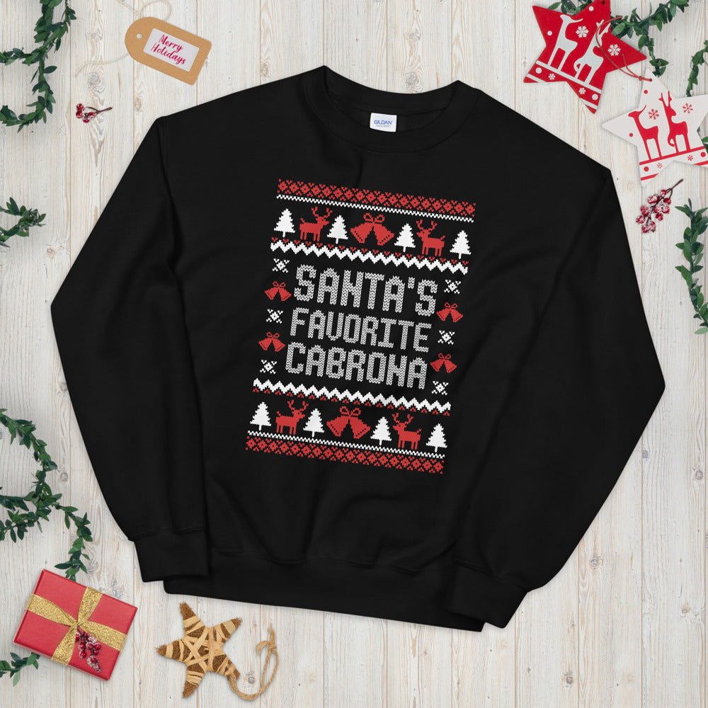 Santa's favorite sweatshirt hot sale