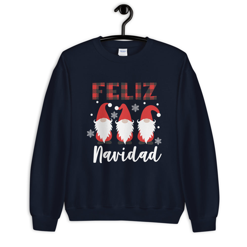 Feliz Navidad Gnomes Christmas Sweatshirt