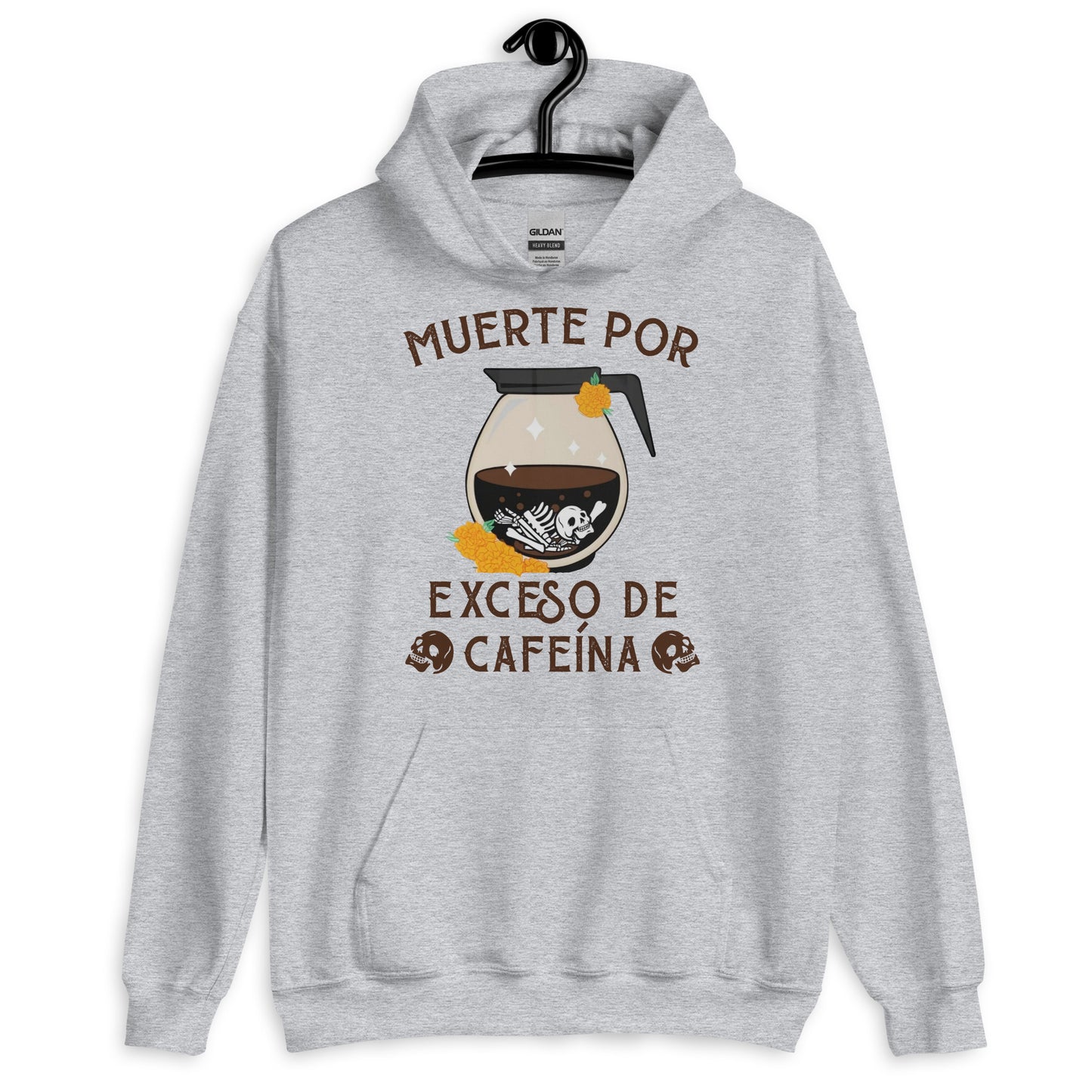 Muerte Por Exceso De Cafeina Hoodie