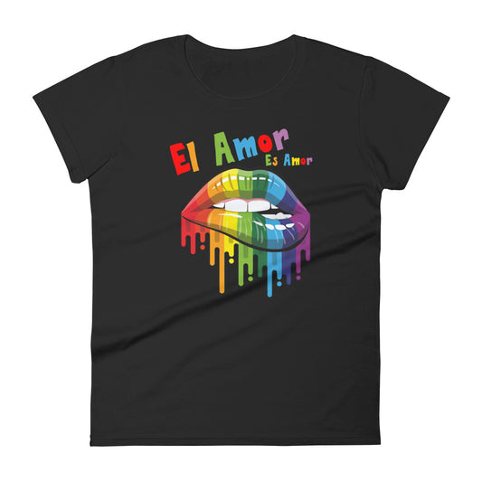 El Amor Es Amor - Love is Love LGBTQ Pride Shirt for Women