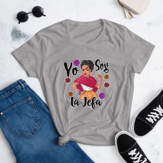 Yo Soy La Jefa Frida Kahlo T-Shirt for Women