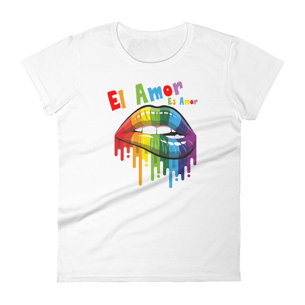 El Amor Es Amor - Love is Love LGBTQ Pride Shirt for Women