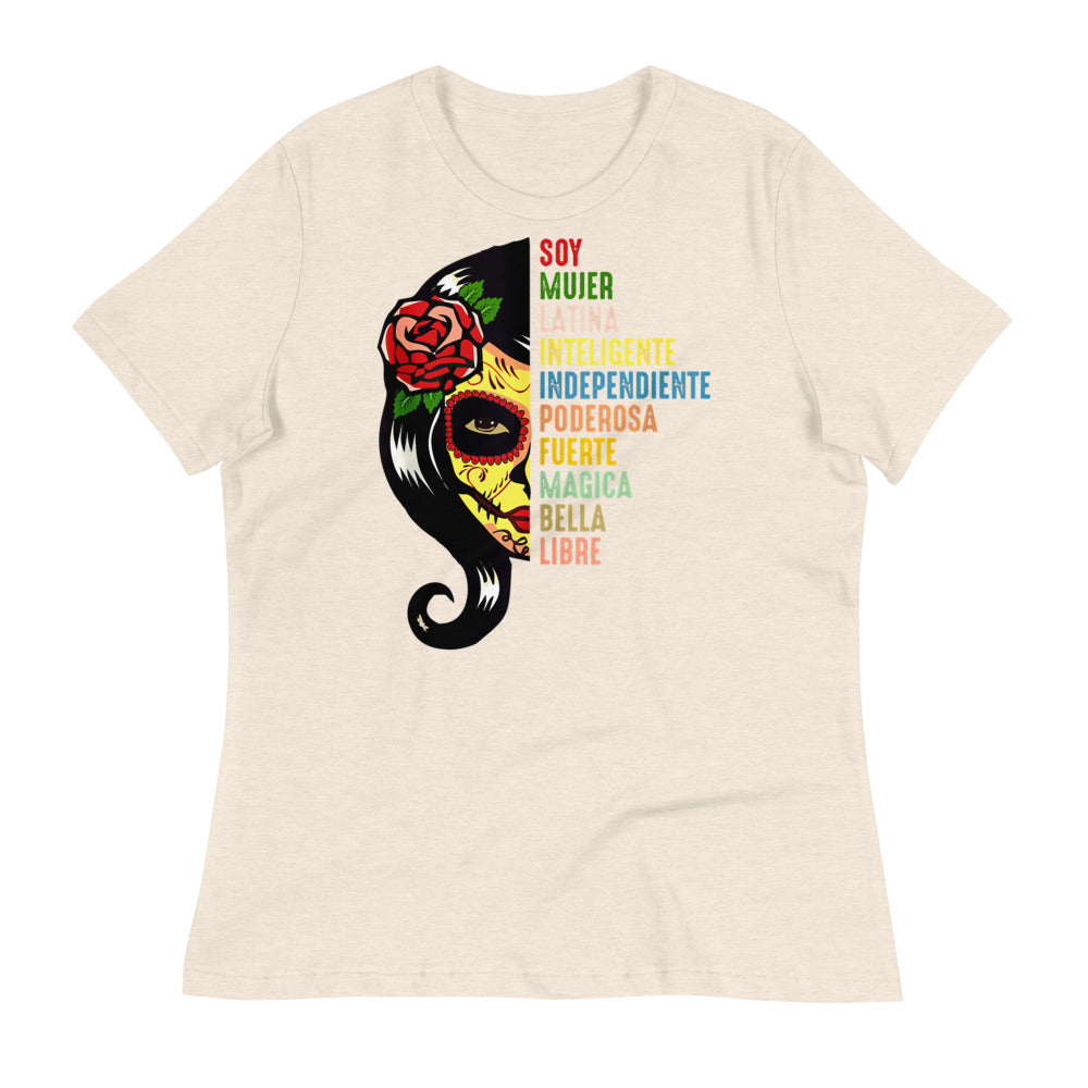 Soy Mujer Latina Chingona T-Shirt for Women