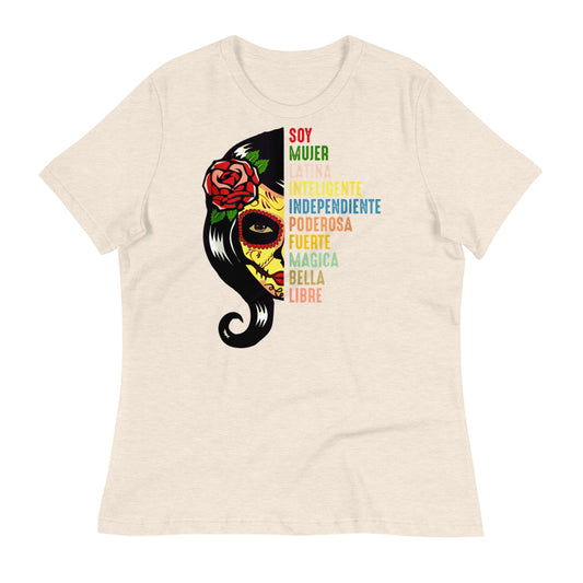 Soy Mujer Latina Chingona T-Shirt for Women